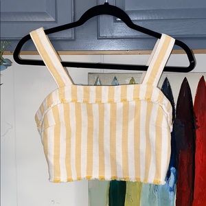 Striped crop top